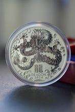 1 oz Lunar Year of the Dragon, 2024, Verzenden, Zilver