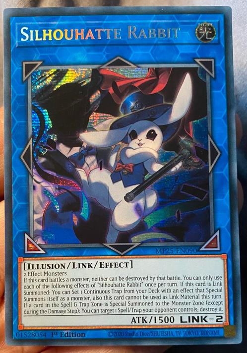 Yu-Gi-Oh! Silhouhatte Rabbit MP25 1st Edition Mint !, Hobby en Vrije tijd, Verzamelkaartspellen | Yu-gi-Oh!, Zo goed als nieuw