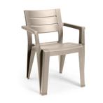 30 stoelen als nieuw ! Stapelstoel -antraciet / taupe € 400., Ophalen, Zo goed als nieuw, Kunststof, Stapelbaar