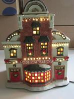 Vintage Kerst Dickensville Gift shop met adapter, Ophalen, Zo goed als nieuw