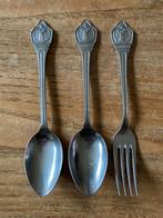 Vintage kinderbestek Nutricia - vork - lepel, Ophalen of Verzenden