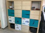Ikea vakkenkast kallax 4x4 met lades en deurtjes, Huis en Inrichting, Kasten | Ladekasten, Ophalen, Zo goed als nieuw, 25 tot 50 cm
