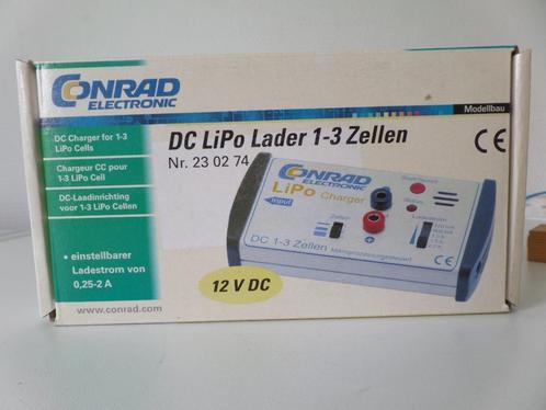 Lader Li-Po accu's, CONRAD, 1-3 cellen, 12 Volt-(#8502), Hobby en Vrije tijd, Modelbouw | Overige, Nieuw, Ophalen of Verzenden