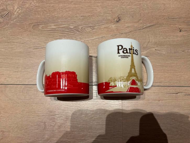 1x Starbucks Paris City Collection mokken te koop, Huis en Inrichting, Keuken | Servies, Zo goed als nieuw, Kop(pen) en/of Schotel(s)