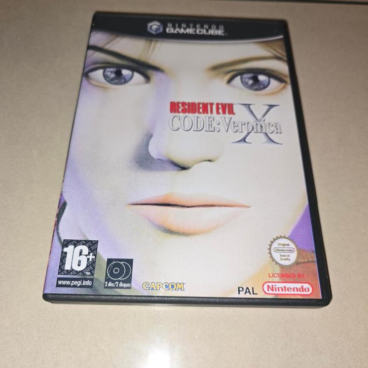 Resident Evil Code: Veronica X GameCube GC Game Case, Spelcomputers en Games, Games | Nintendo GameCube, Zo goed als nieuw, Avontuur en Actie