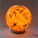 Grote Vintage Albasten Bollamp, Ophalen of Verzenden, Zo goed als nieuw, Minder dan 50 cm