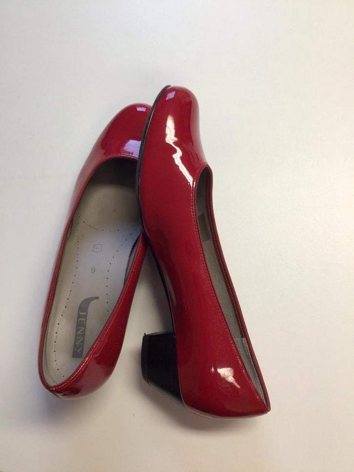 Ballerina’s merk Jenny, maat 6 ( 39,5)  EXTRA BREED (H) rood, Kleding | Dames, Schoenen, Zo goed als nieuw, Ballerina's, Rood