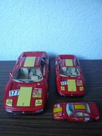 Ferrari 348TB Bburago, setje van 3 stuks 1/18 1/24 1/43, Hobby en Vrije tijd, Modelauto's | 1:18, Ophalen, Zo goed als nieuw, Auto