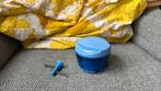 Kleine Tupperware hakmolen uiensnijder minichef turbochef, Ophalen, Zo goed als nieuw, Blauw, Overige typen
