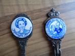 Lepeltjes Koningin Beatrix + Juliana en Bernhard, Ophalen, Speld(je) of Lepel(tje)
