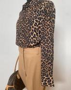 SCOTCH & SODA sportieve panter blouse camelkleur M, Ophalen of Verzenden, Bruin, Zo goed als nieuw