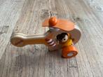PlanToys houten helikopter/helicopter, zgan, Kinderen en Baby's, Speelgoed | Houten speelgoed, Ophalen of Verzenden, Zo goed als nieuw