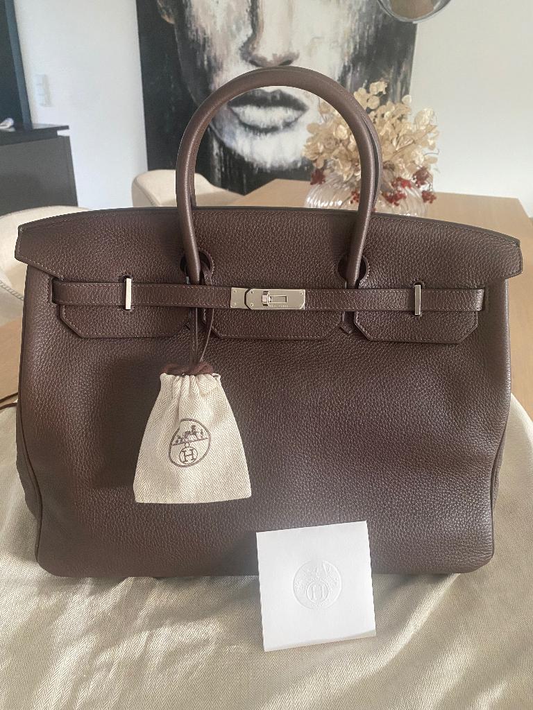 Hermes Birkin Bag 40 chocolate NEU, Sieraden, Tassen en Uiterlijk, Tassen | Damestassen, Verzenden, Nieuw, Bruin, Handtas