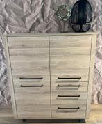 Halfhoge wandkast in lichte houtkleur – 125x150x45 cm, Ophalen, Info@vissermeubelen.nl, Nieuw, Maxfurn