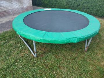 Trampoline 244 cm. met rand, zonder net beschikbaar voor biedingen