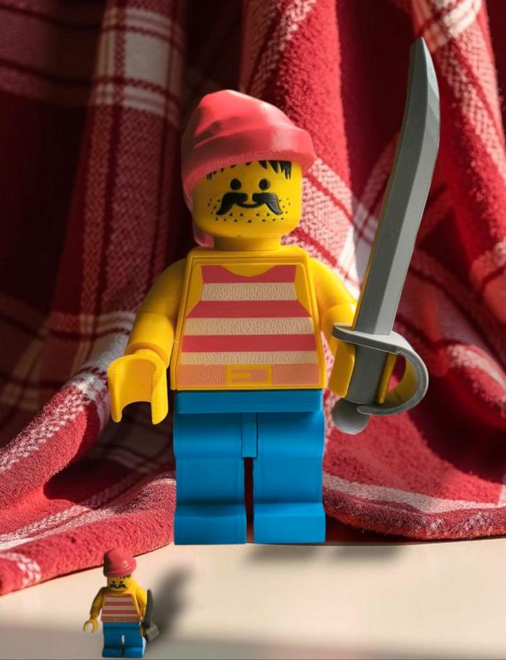 Mega maxi figure van een vintage lego Pirates pirate .., Kinderen en Baby's, Speelgoed | Duplo en Lego, Nieuw, Lego, Ophalen of Verzenden