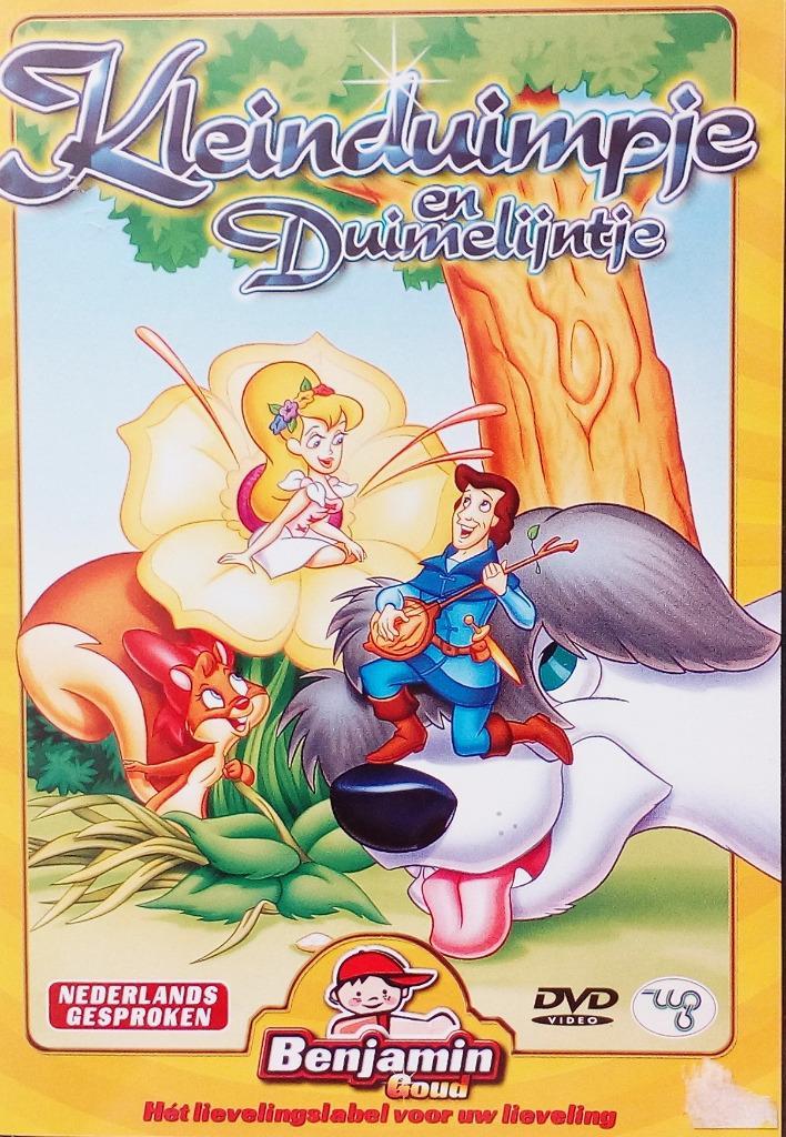 Dvd-  Kleinduimpje en Duimelijntje, Cd's en Dvd's, Dvd's | Tekenfilms en Animatie, Zo goed als nieuw, Amerikaans, Tekenfilm, Alle leeftijden