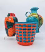 Prachtige vintage Duitse Potten en Vazen 1960-1970, Antiek en Kunst, Ophalen of Verzenden