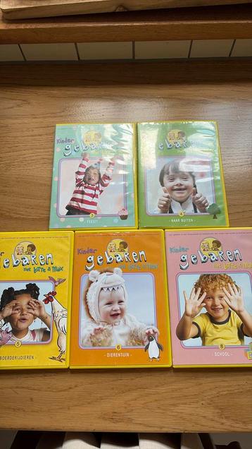 Set dvd s kinder gebaren taal praten met je handen lotte max beschikbaar voor biedingen