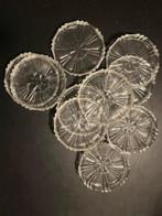 Antiek kristallen onderzetters - 9 stuks, Ophalen