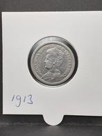 1/2 gulden 1913 Koningin Wilhelmina, Postzegels en Munten, Munten | Nederland, ½ gulden, Zilver, Ophalen of Verzenden, Koningin Wilhelmina
