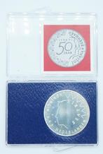 Nederland 50 Gulden 1987 Juliana & Bernhard Zilver FDC, Postzegels en Munten, Munten | Nederland, Koningin Beatrix, Zilver, Ophalen of Verzenden