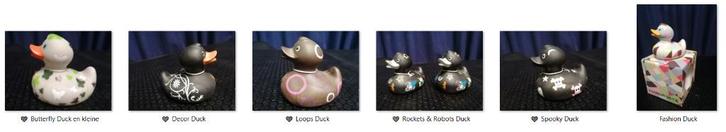 7x– Badeend: Artistieke en Unieke BUD Ducks!, Verzamelen, Speelgoed, Zo goed als nieuw, Ophalen of Verzenden