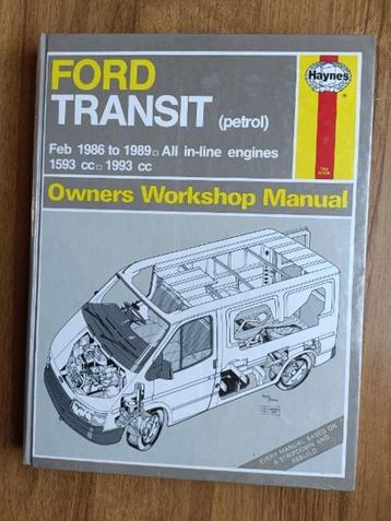 Nieuwe Haynes workshop manual Ford Transit benzine 1986-1989 beschikbaar voor biedingen