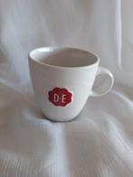DOUWE EGBERTS kopje, wit, rode logo, Overige materialen, Ophalen of Verzenden, Zo goed als nieuw, Overige stijlen