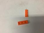 Lego plaat 1x3 oranje, Ophalen of Verzenden, Gebruikt, Losse stenen, Lego