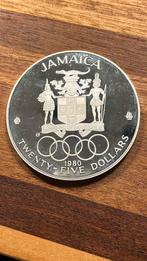 Jamaica 25 Dollars 1980 Olympic Gold Medal Winners, Ophalen of Verzenden, Zilver