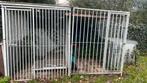 2x Complete kennel 1,5 x 2 mtr zonder nachthokken, Dieren en Toebehoren, Ophalen of Verzenden, Gebruikt, 110 cm of meer, 100 cm of meer