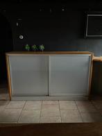 3 Massief houten schuifkasten (zwaar), Huis en Inrichting, Kasten | Kledingkasten, Ophalen, Strak, 100 tot 150 cm, Eikenhout