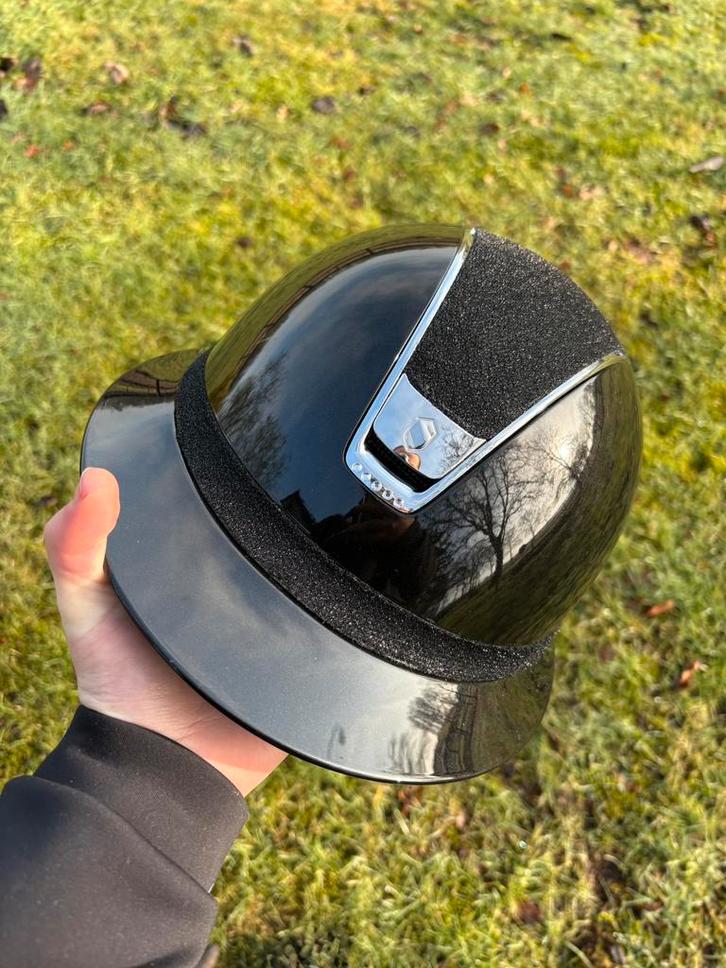 Samshield miss shield 2.0 cap, Dieren en Toebehoren, Paardrijkleding, Zo goed als nieuw, Cap, Dressuur, Ophalen of Verzenden
