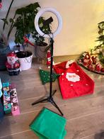 Ringlamp met statief, Ophalen, Zo goed als nieuw, Lamp of Flitsset