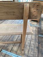 Landelijk Frans eiken bankje kerkbankje kinderbankje, Antiek en Kunst, Curiosa en Brocante, Ophalen