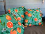 3 Nieuwe buiten kussentjes voor op de loungebank sinaasappel, Tuin en Terras, Nieuw, Ophalen of Verzenden