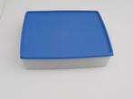 Tupperware diepvriesdoos Inhoud 3 liter 28x23x6,5 cm, Blauw, Ophalen of Verzenden, Zo goed als nieuw, Bak of Kom
