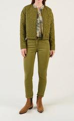 Sandwich Gewatteerde Jas khaki Maat 36 Nieuw, Kleding | Dames, Nieuw, Ophalen of Verzenden, Jasje, Maat 36 (S)