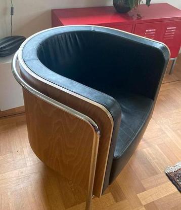 3x Thonet design stoel + bank