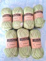 Scheepjes Spirit groen 7 stuks, Ophalen of Verzenden, Zo goed als nieuw, Breien of Haken, Wol of Garen