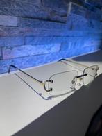 Transparante gold frame bril dames en heren, Overige merken, Overige kleuren, Nieuw, Ophalen of Verzenden