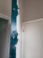 Voordeur. Multiplex met metalen laag tegen kromtrekken 3punt, Ophalen, Buitendeur, 200 tot 215 cm