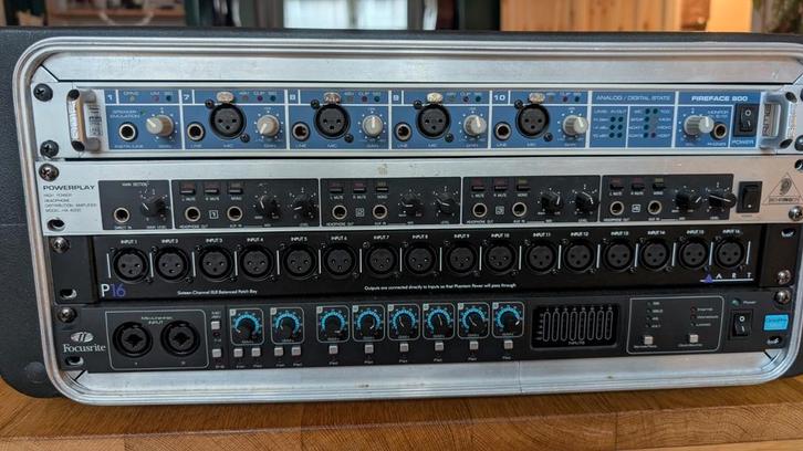 RME Fireface 800 hoogwaardige mobiele opnameset in Skb case, Muziek en Instrumenten, Overige Muziek en Instrumenten, Gebruikt