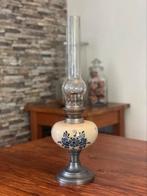 Prachtige Delftsblauwe olielamp, Ophalen of Verzenden