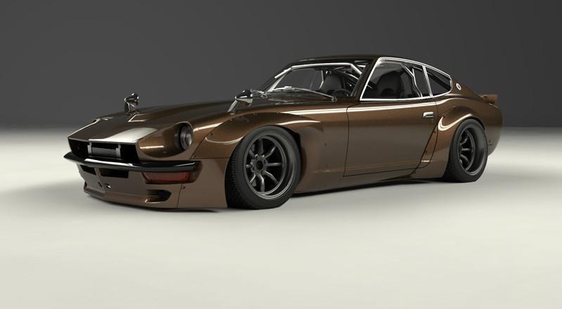 Voor Nissan Datsun 240Z 1970-1973 Bodykit GFK NIEUW, Nieuw, Ophalen of Verzenden, Bumper, Achter