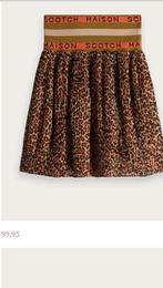 Scotch Maison Rok Leopard Print, Maat 38/40 (M), Bruin, Scotch Maison, Ophalen of Verzenden