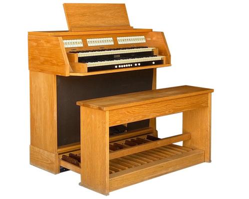 Eminent DCS 200 blank eiken, compact orgel, met MIDI, Muziek en Instrumenten, Orgels, Gebruikt, Orgel, 2 klavieren, Ophalen of Verzenden