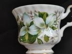 Royal Albert Trillium kop en schotels - set van 2, Gebruikt, Ophalen of Verzenden, Overige stijlen, Kop(pen) en/of Schotel(s)