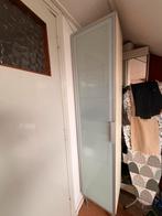 Hoge (badkamer) kast met glazen deur ( matglas), Doe-het-zelf en Verbouw, Deuren en Horren, Ophalen, Gebruikt, Minder dan 80 cm